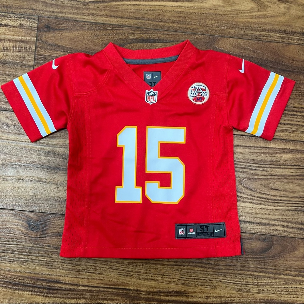 NFL/Nike Kansas City Chiefs Mahomes Toddler Jersey - Sz 3T, Red/Yellow/White
